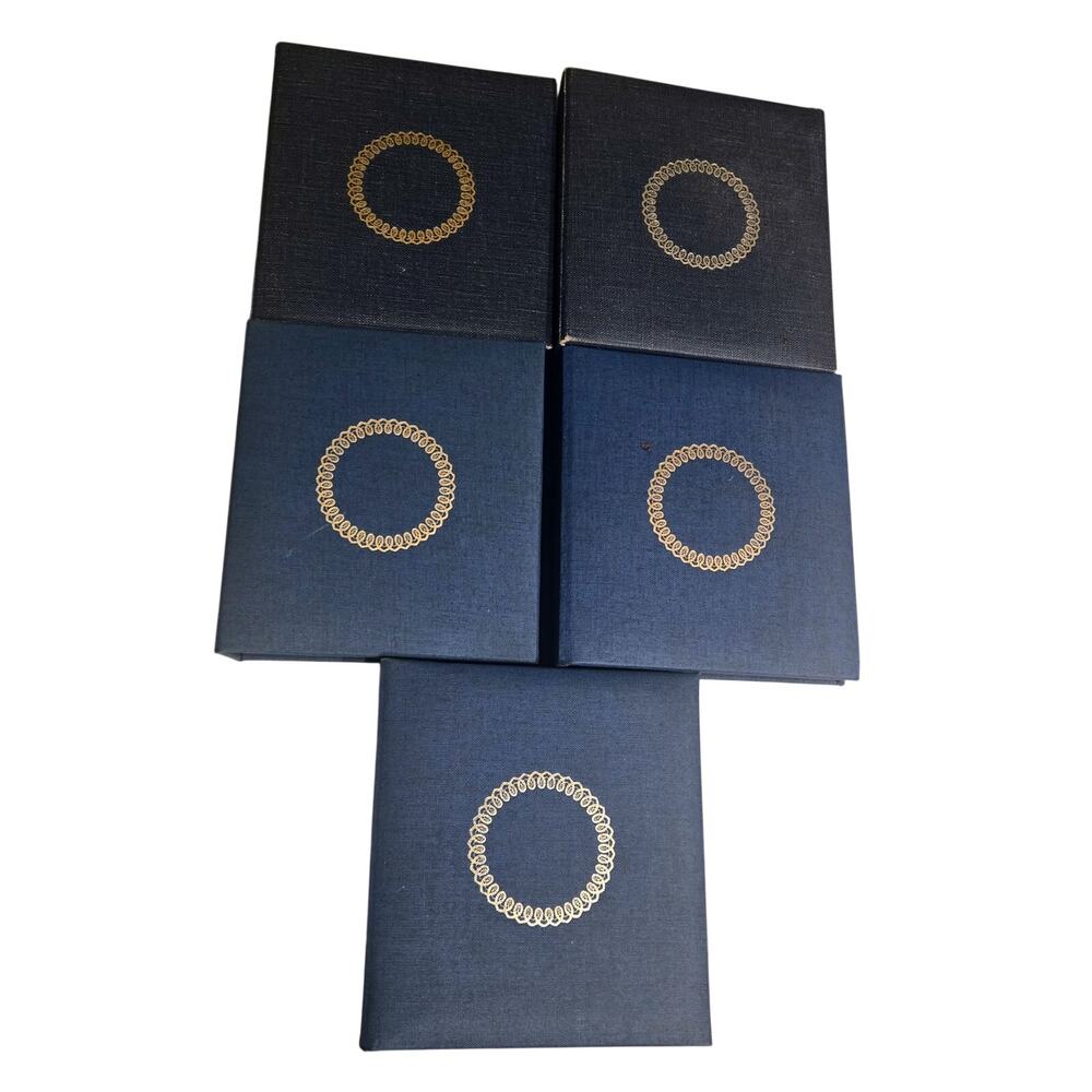 The Franklin Mint 4-Bronze Coins in 4-Christmas Cards in 5-Books 1976 Vintage